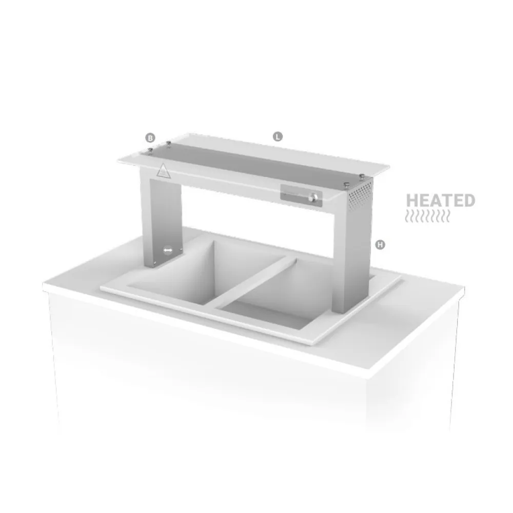 Heated Shelf for Buffet 2043 mm (LPW16-204/40/40)