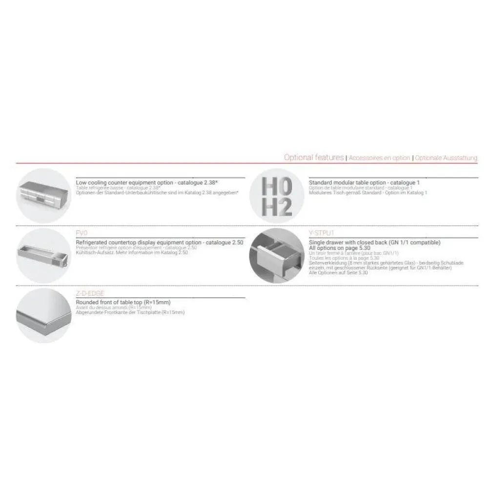 Pizza Preparation Table 1460 mm (BHS-Z-PIZZA-146/85/120)