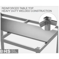 Table for cutting board and reinforced shelf 1300