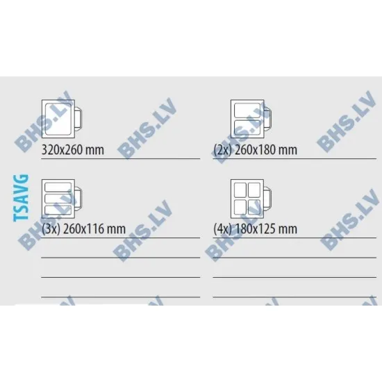 Accessoires pour TS-TSA-TSAVG