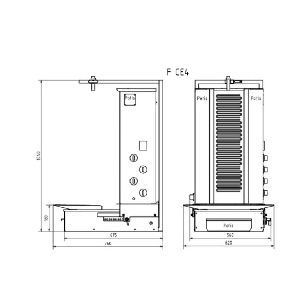 Electric gyros maker F CE4 70kg (PG8651)