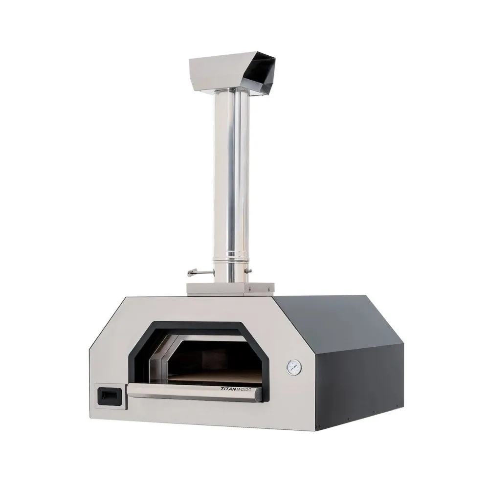 Wood-burning pizza oven with base TITAN (1F100506)