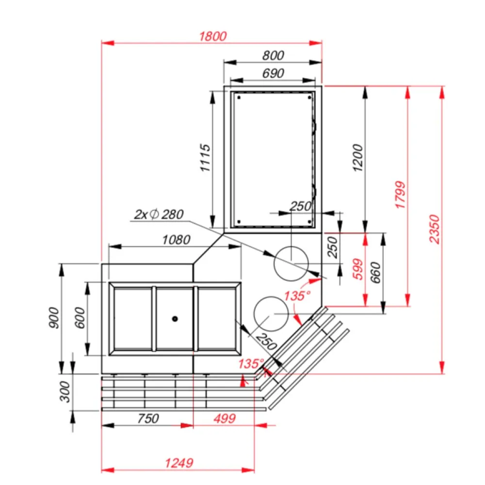 Projects - Dining line (PR-canteen-line-2)