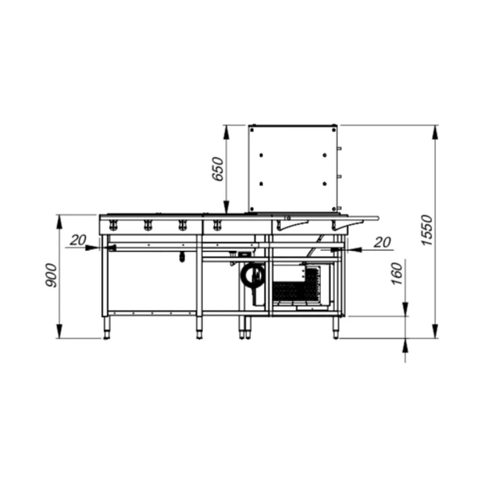 Projects - Dining line (PR-canteen-line-2)