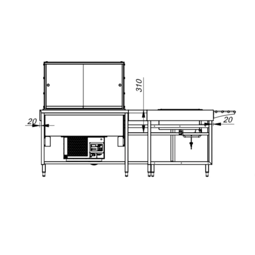 Projects - Dining line (PR-canteen-line-2)