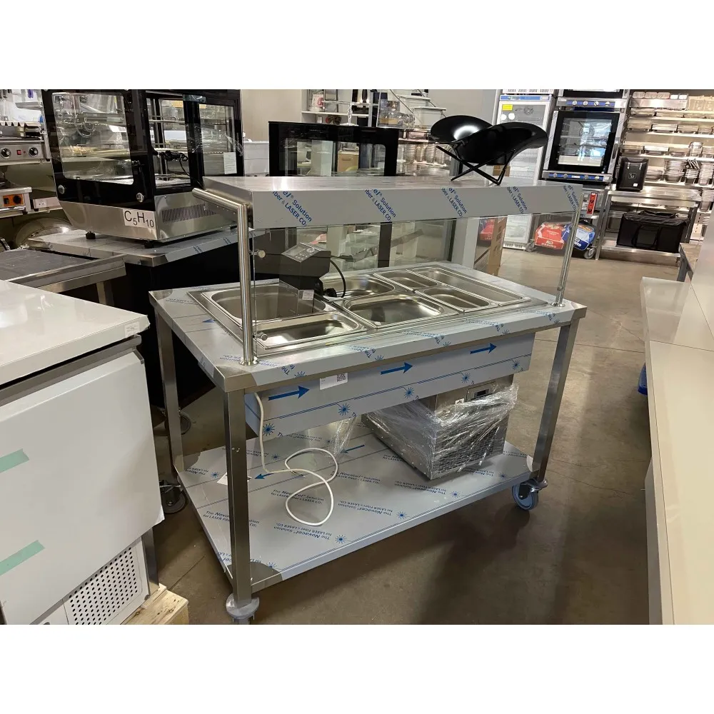 Cold marmite with protective glass GN1/1 x 3 (bhs-aukstais-marmits)