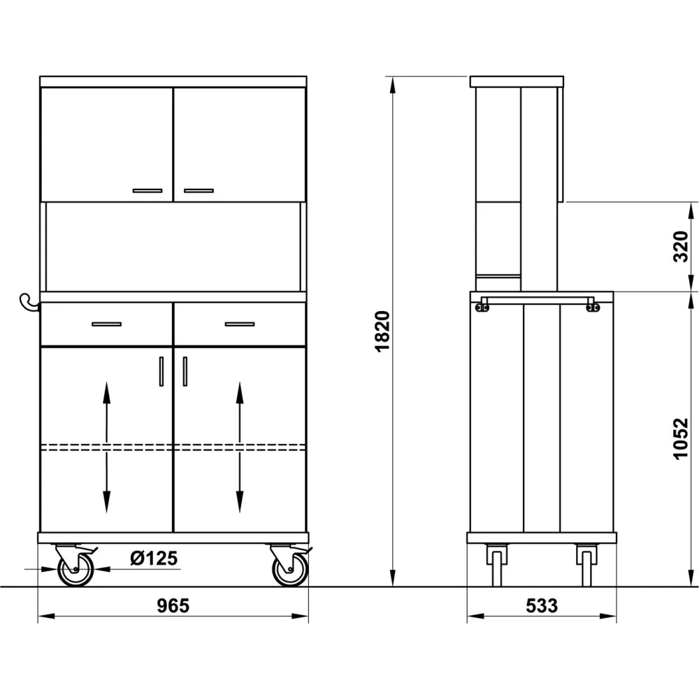 STATION DE SERVICE ALKOR2CH B/R (01500ALK2CHBR)