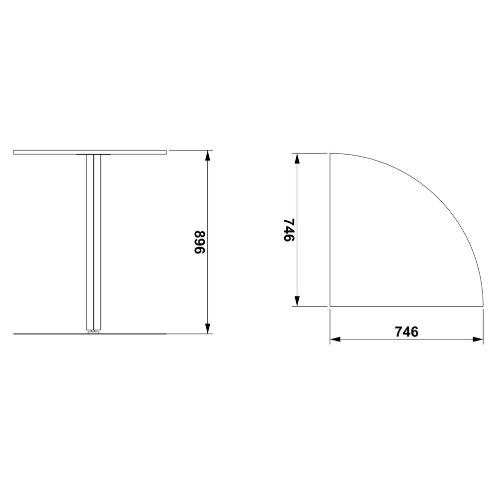MODULE D'ANGLE 90° AVEC COURBE ATHENA A 90C (01000ATHA/C)