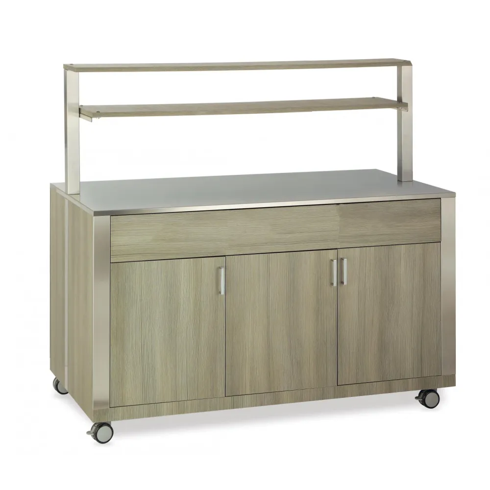 MODULE NEUTRE AVEC ÉTAGÈRES SUPÉRIEURES ET PORTES, SANS TIROIRS ATHENA SAL N3 AL (010MOATHN3AL)