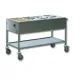CHARIOT THERMIQUE BAIN MARIE EN ACIER INOXYDABLE CAPRICORNO 4 GN1/1 (02000CAP400IN)