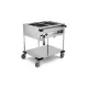 CHARIOT BAIN-MARIE EN ACIER INOXYDABLE COMPASS 2 F SEP (02000COMP2VSB/FR)