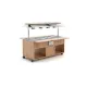 BUFFET CHAUFFANT BAIN MARIE AVEC LAMPES INFRAROUGES HAPPY 4 BM/INFRA (013HP4B/INFR)