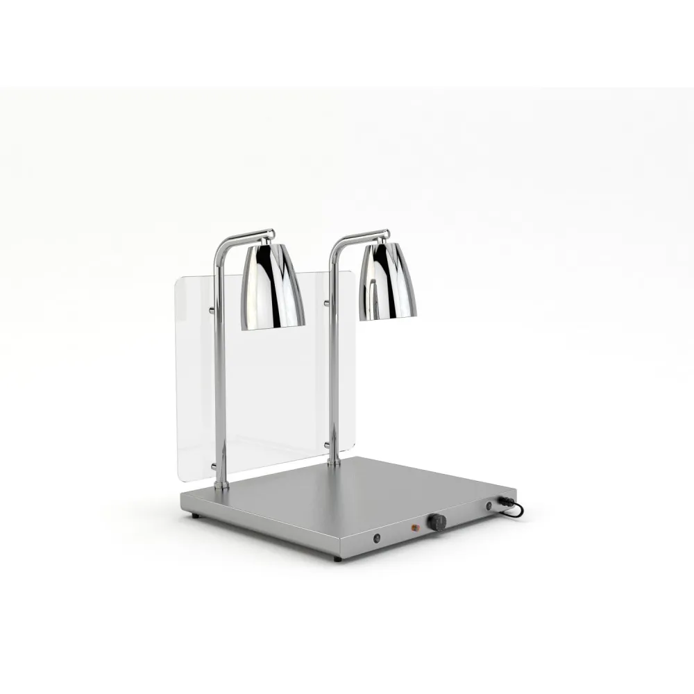 SURFACE CHAUFFANTE AVEC 2 LAMPES INFRAROUGES HELIOS 2/1 FIX P2 (034CRHEL2/1FXP2)