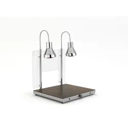 SURFACE CHAUFFANTE AVEC 2 LAMPES INFRAROUGES HELIOS 2/1 PASS FIX P1