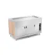 BUFFET AVEC COMPTOIR CHAUFFANT EN ACIER INOXYDABLE ET COMPARTIMENT INFÉRIEUR AVEC CHAUFFAGE PAR VENTILATION OMNIA 2PC-IN/SC (01900OM2PCSC/IN)