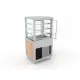 VITRINE VENTILÉE AVEC ÉTAGÈRES OUVRABLES EN VERRE OMNIA 2DSP (01900OMNDSP2)