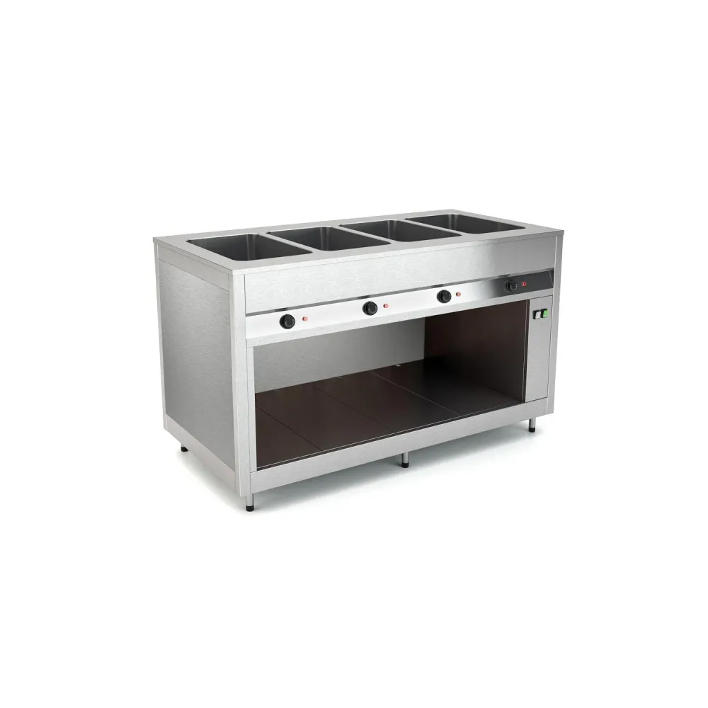 BAIN-MARIE BUFFET CHAUD AVEC DES MARMITES SÉPARÉES OMNIA 4BM/SEP (01900OM4BMSEP)