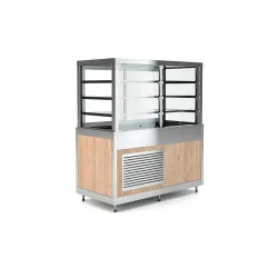 VITRINE VENTILÉE AVEC ÉTAGÈRES OUVRABLES EN VERRE OMNIA 4DSP