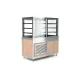 VITRINE VENTILÉE AVEC ÉTAGÈRES OUVRABLES EN VERRE OMNIA 4DSP (01900OMNDSP)