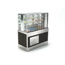 VITRINE VENTILÉE AVEC ÉTAGÈRES OUVRABLES EN VERRE OMNIA 4DSP