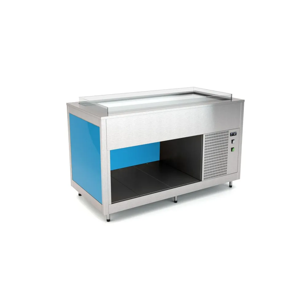 BUFFET FROID AVEC PLAN DE TRAVAIL EN HANEX® BETACRYL OMNIA 5PR (01900OM5PR)