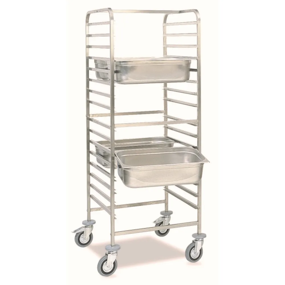 CHARIOT POUR PLATEAUX VEGA GN2/1 C16 (039002/1C16IN)