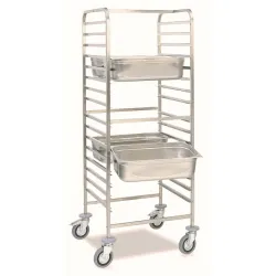 CHARIOT POUR PLATEAUX VEGA GN2/1 C16