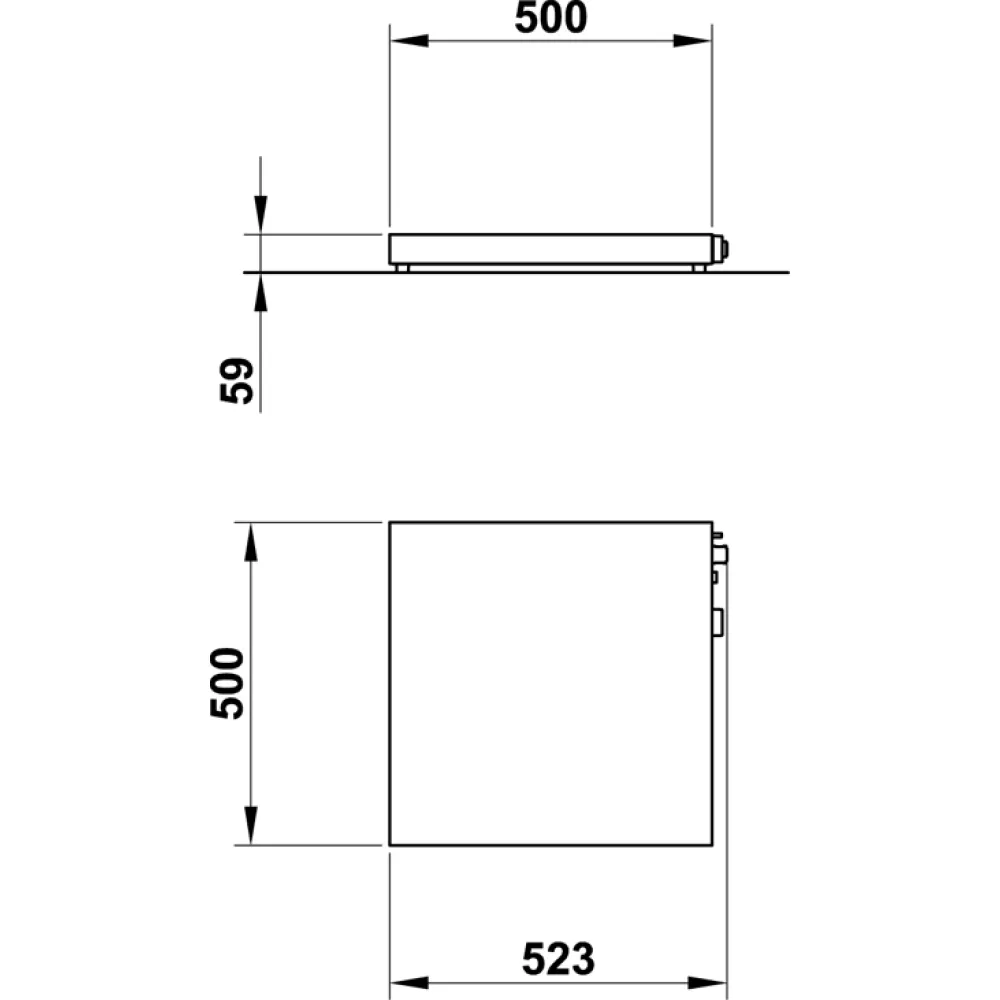 SURFACE CHAUFFANTE VULCANO 50x50 (03600VUL5X5)