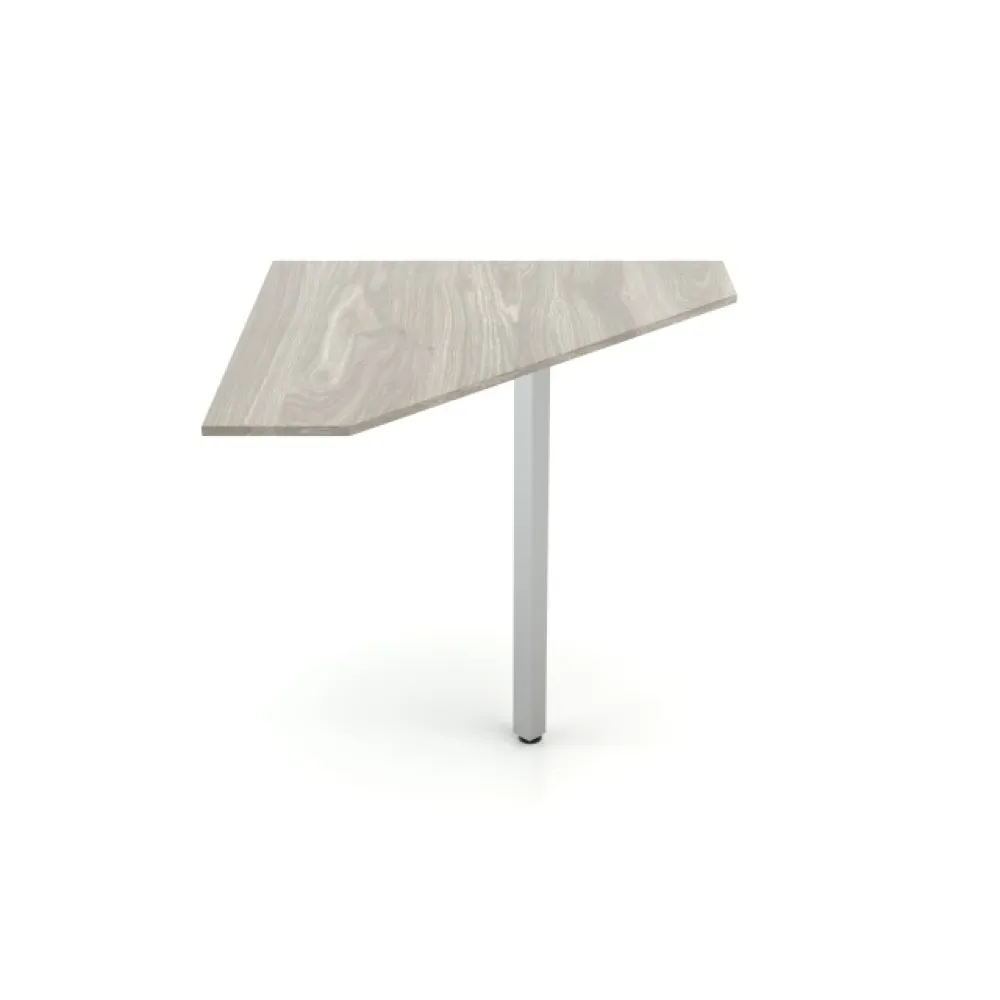 MODULE D'ANGLE 90° AVEC PIED ET ÉTAGÈRE SUPÉRIEURE EN BOIS ATHENA A 90-1 (01000ATHA/1)