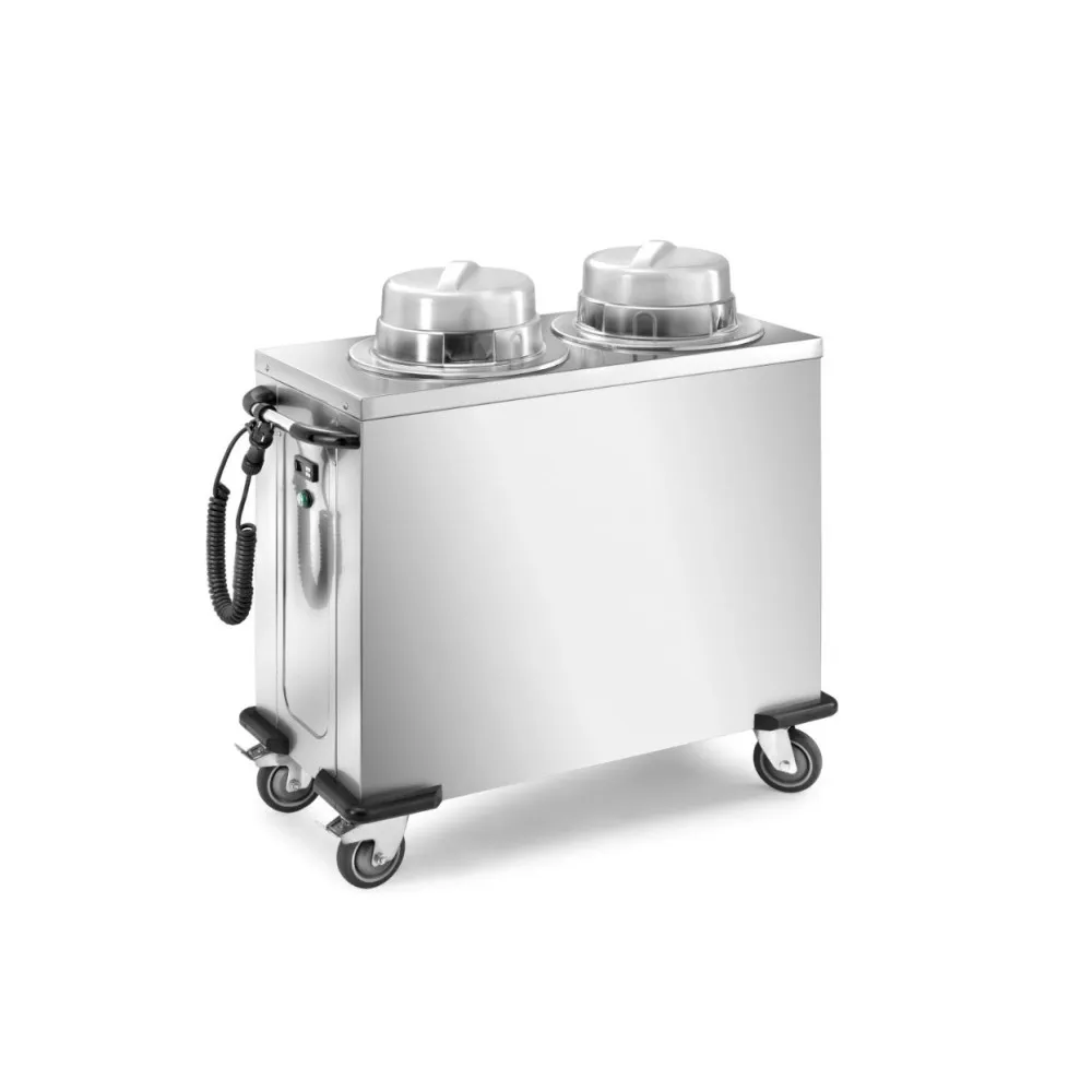 CHARIOT DISTRIBUTEUR D'ASSIETTES CHAUFFANTES ATLAS P 28 (03800SOLL/P)