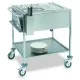 CHARIOT THERMIQUE BAIN MARIE EN ACIER INOXYDABLE CAPRICORNO 2GN 1/1 (02000TOR000IN)