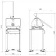Diviseuse-bouleuse manuelle Diro DR-M/11