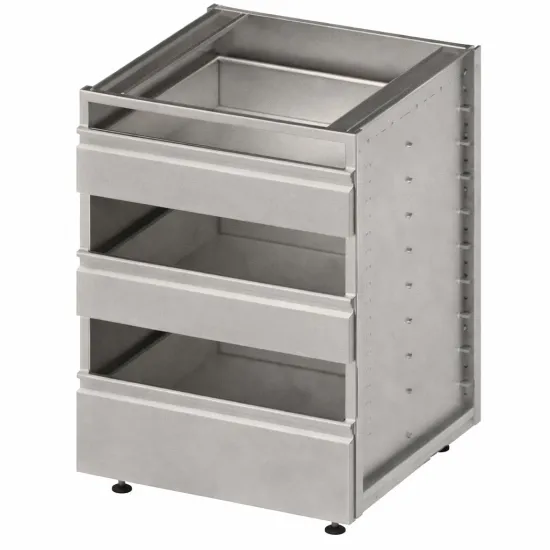 Modules d’armoires pour paniers de lave-vaisselle