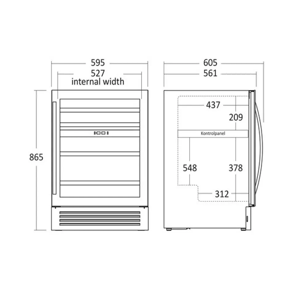 Cave à vin SV 85 B (46410085B10000)