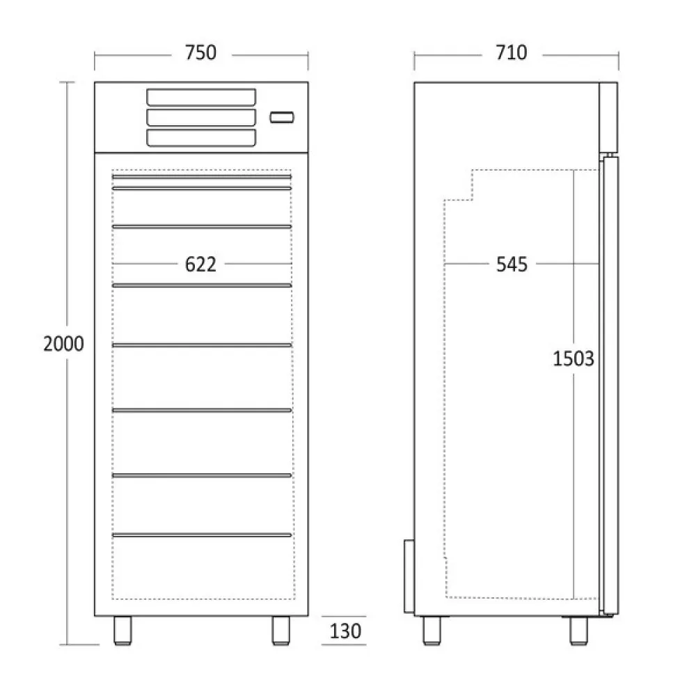 Congélateur GUF600W (39328610000GUF600W)