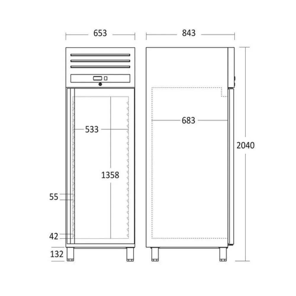 Congélateur GUF700X (63328610000GUF700X)