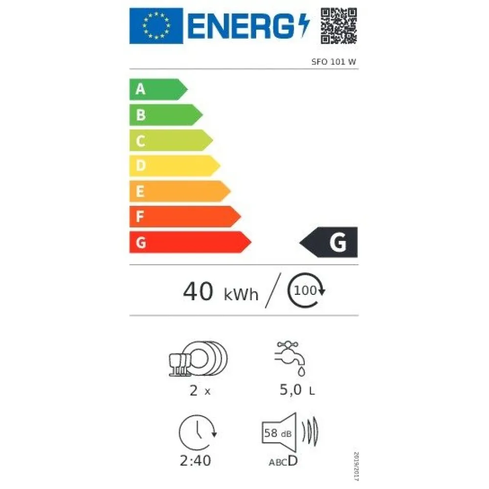 Lave-vaiselle SFO 101 W (33100101W10000)