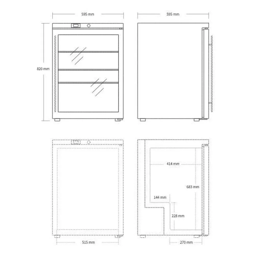 Réfrigérateur SK145GDE (35310145GDE10000)