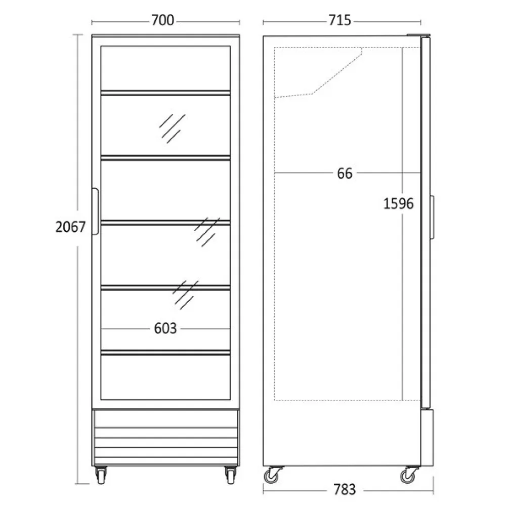 Réfrigérateur SD 726 BE (26310726BE10000)