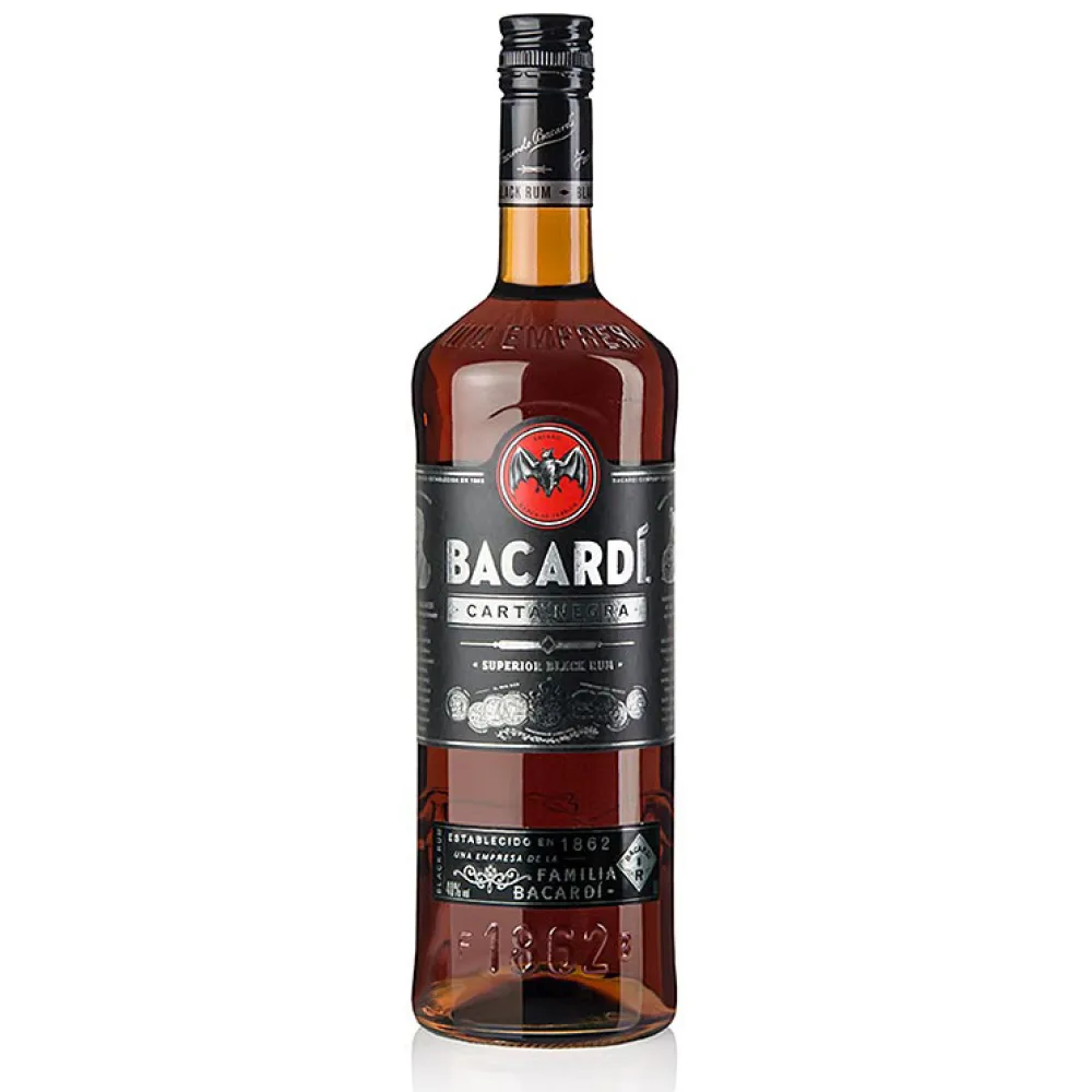 Bacardi Carta Negra 0.7L (BHS-rum-Bacardi-Carta-Negra-70cl)