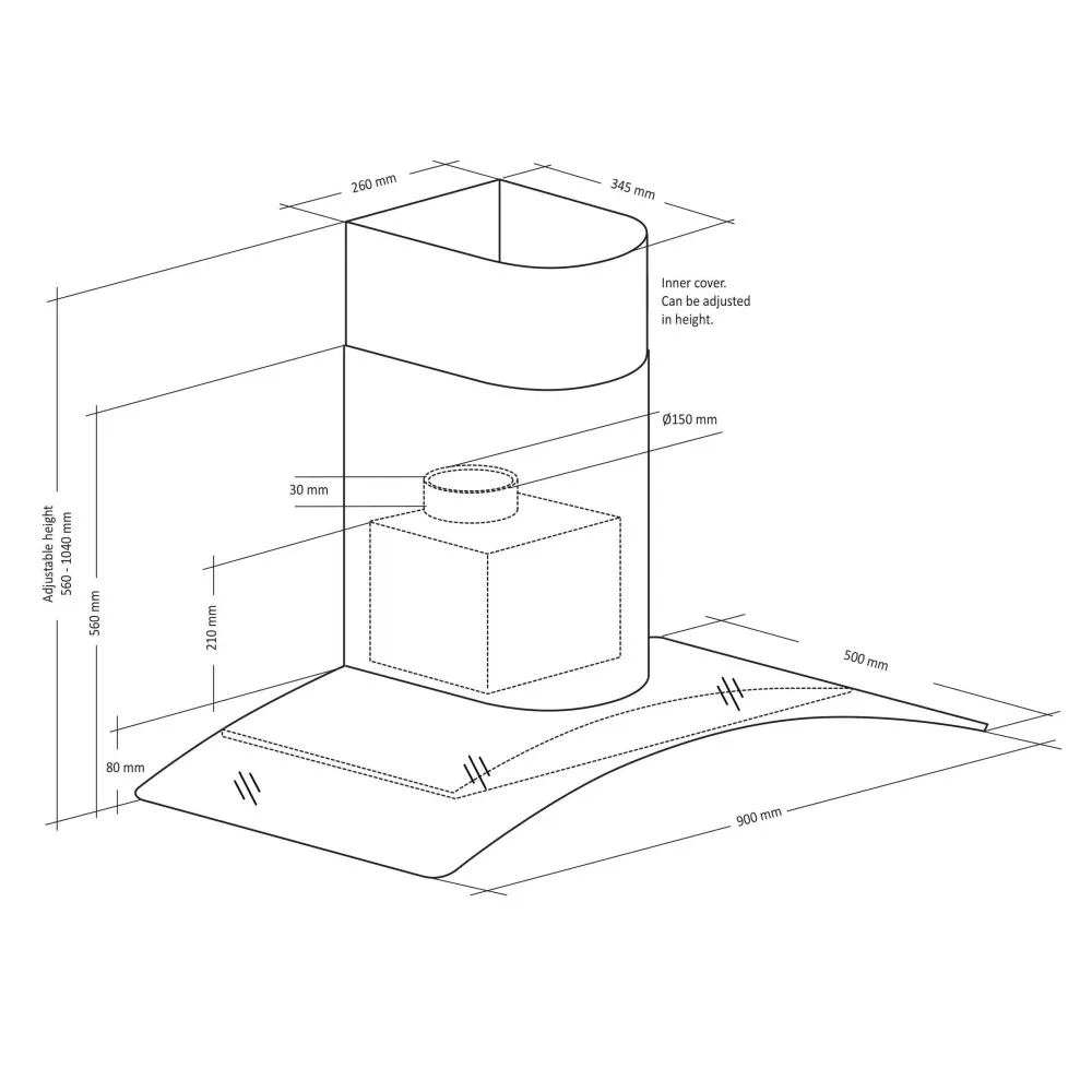 Cooker hood EMV902 (04040902210000)