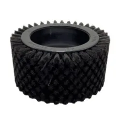 Brosse de pré-nettoyage, crin de cheval, foncée