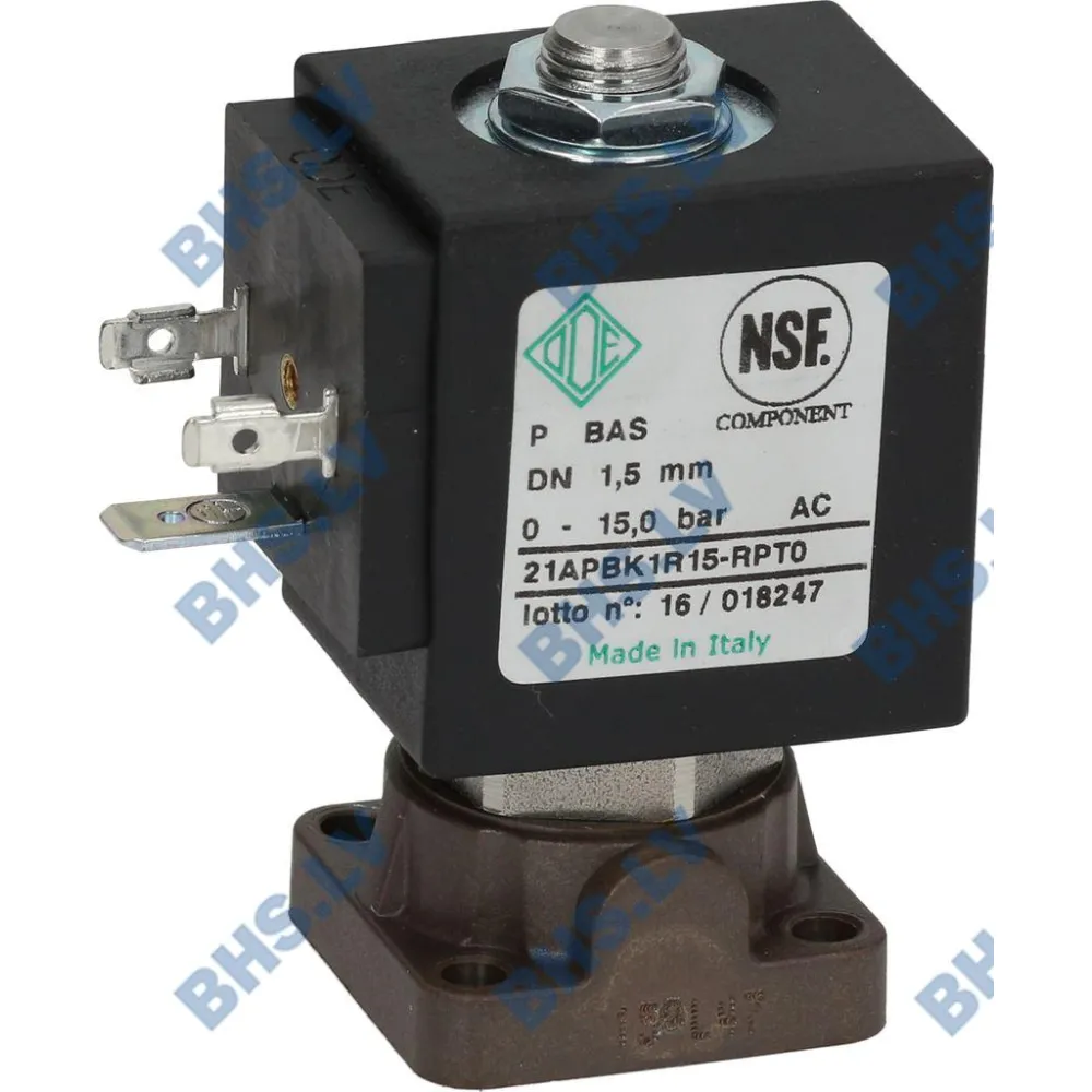 SOLENOID VALVE ODE 2-WAY 230/240V 8W (L1120192)