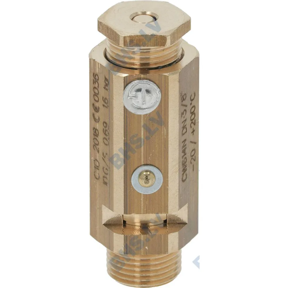 BOILER VALVE ø 3/8"M - 1.6 bar CE/PED (L1523029)