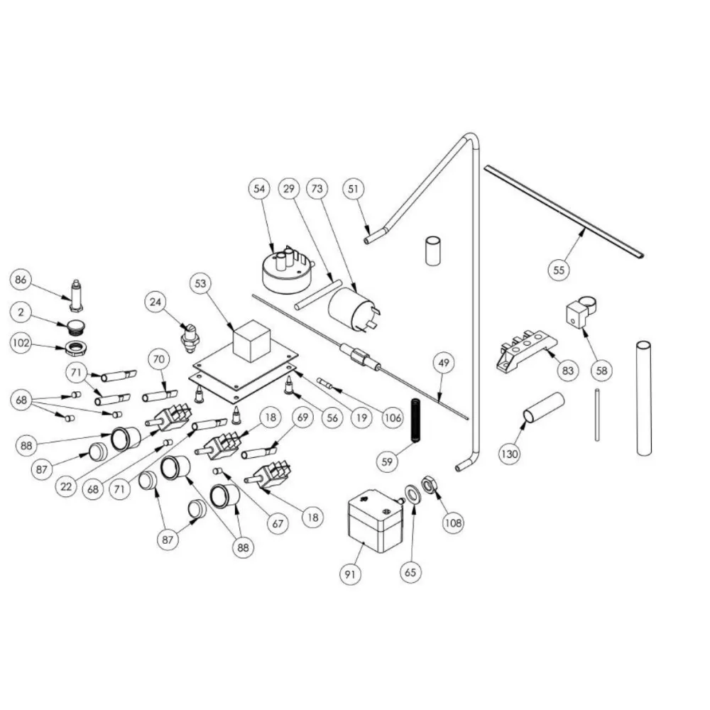 DISHWASHER EXPLODED VIEWS - SPARE PARTS (C000000)
