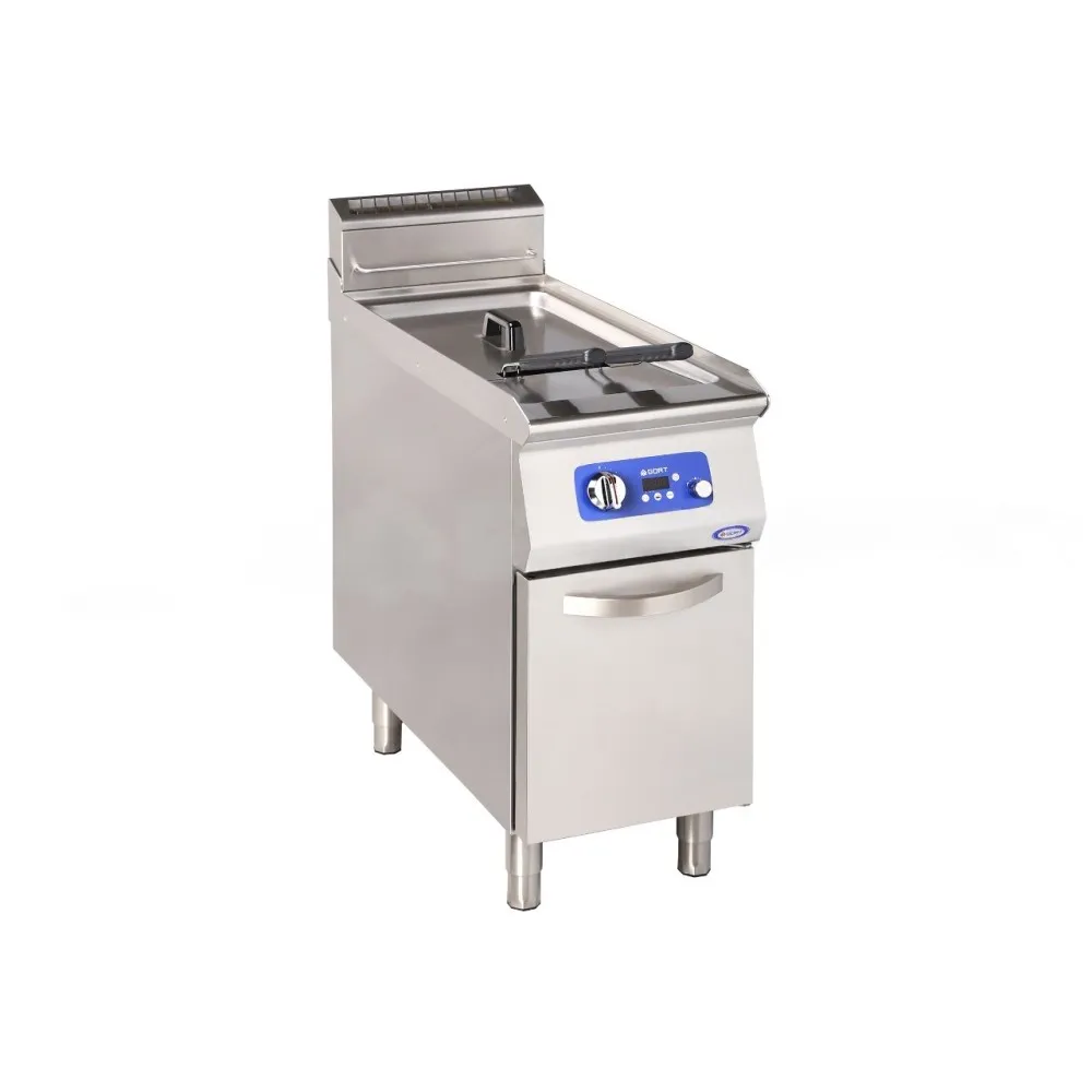 Friteuse gaz avec zone froide et commande électronique 1 x 22 L (GF2112-040GV+S03)
