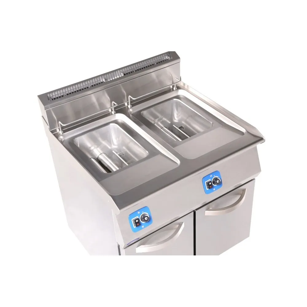 Friteuse gaz avec zone froide 2x13 L (GF2210-080EV+S05)