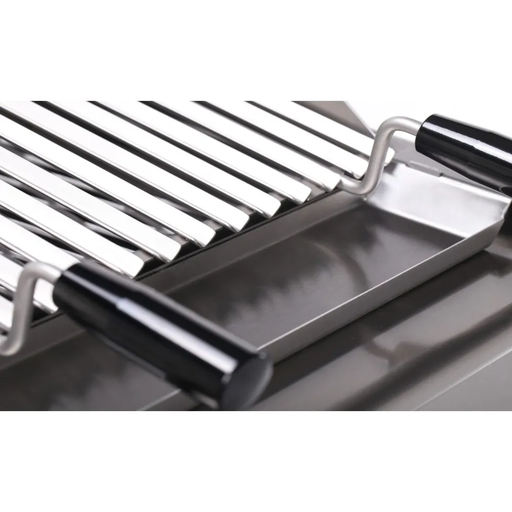 Surface de gril à gaz en pierre de lave sur fond ouvert 15,6 kW (GL2000-080EV+S02)