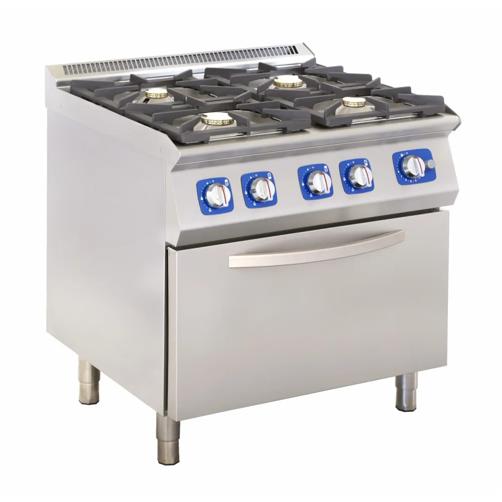 Cuisinière à gaz avec four à gaz 28,3 KW (GC2000-080EV+V51)