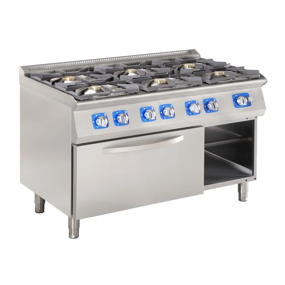 Cuisinière à gaz avec four à gaz 39,6 KW (GC2000-120EV+V52)